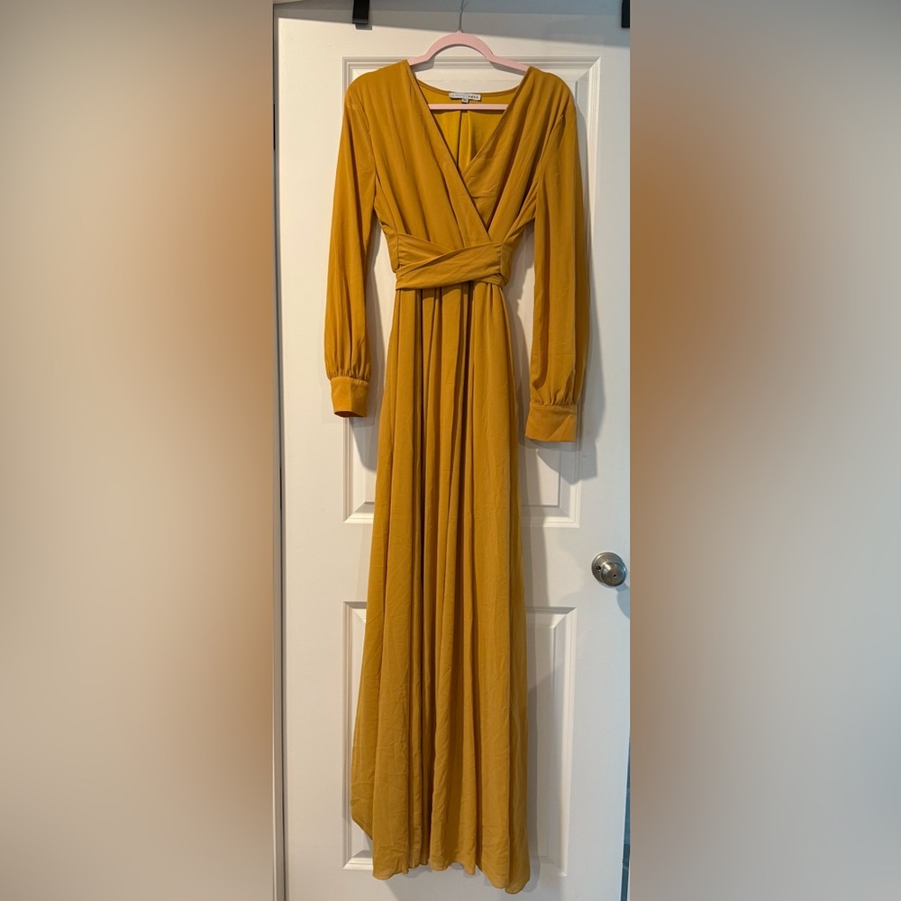 Baltic Born Mustard Long Sleeve Lydia Dress